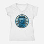 Time Travel In A Box-Womens-V-Neck-Tee-momma_gorilla