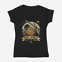 Save The Forest Moon-Womens-V-Neck-Tee-teesgeex