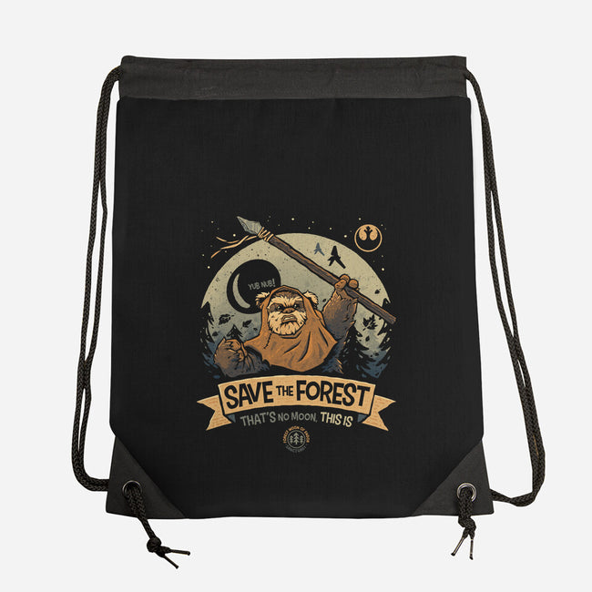 Save The Forest Moon-None-Drawstring-Bag-teesgeex
