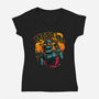 Giant Metal Lover-Womens-V-Neck-Tee-teesgeex