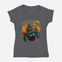 Giant Metal Lover-Womens-V-Neck-Tee-teesgeex