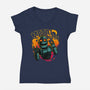 Giant Metal Lover-Womens-V-Neck-Tee-teesgeex