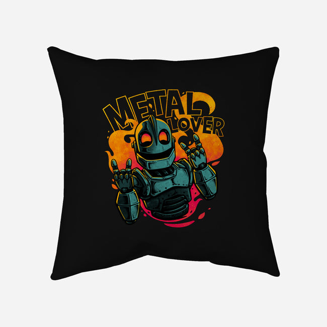 Giant Metal Lover-None-Removable Cover w Insert-Throw Pillow-teesgeex