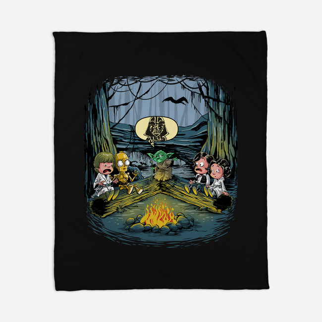 Beware Of The Dark Side-None-Fleece-Blanket-zascanauta