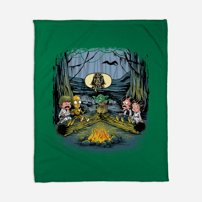 Beware Of The Dark Side-None-Fleece-Blanket-zascanauta