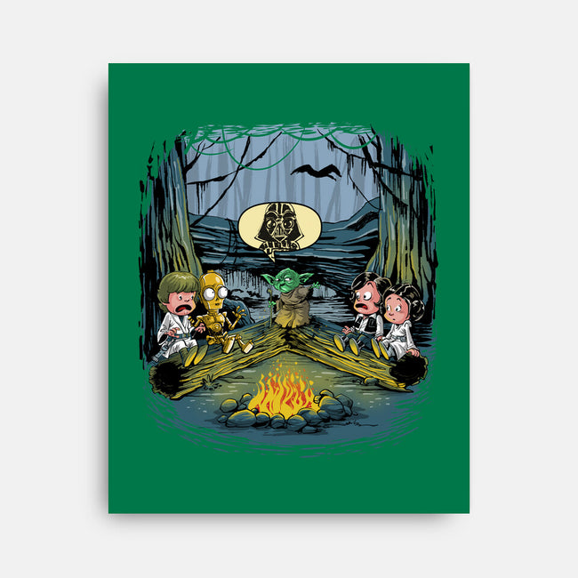 Beware Of The Dark Side-None-Stretched-Canvas-zascanauta