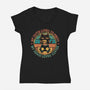 Innie Vs Outie-Womens-V-Neck-Tee-teesgeex