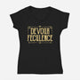A Measure Of Respect-Womens-V-Neck-Tee-teesgeex