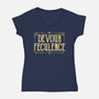 A Measure Of Respect-Womens-V-Neck-Tee-teesgeex