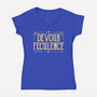 A Measure Of Respect-Womens-V-Neck-Tee-teesgeex