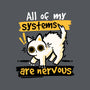 All Of My Systems Are Nervous-Womens-V-Neck-Tee-NemiMakeit
