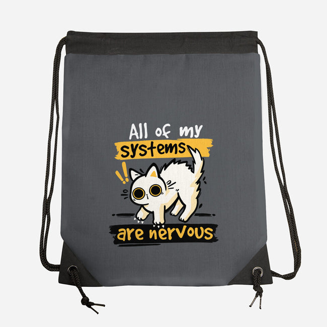 All Of My Systems Are Nervous-None-Drawstring-Bag-NemiMakeit