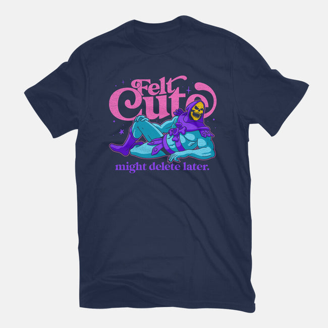 Felt Cute Might Delete Later-Womens-Fitted-Tee-Jorgetiradoart