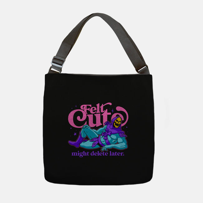 Felt Cute Might Delete Later-None-Adjustable Tote-Bag-Jorgetiradoart