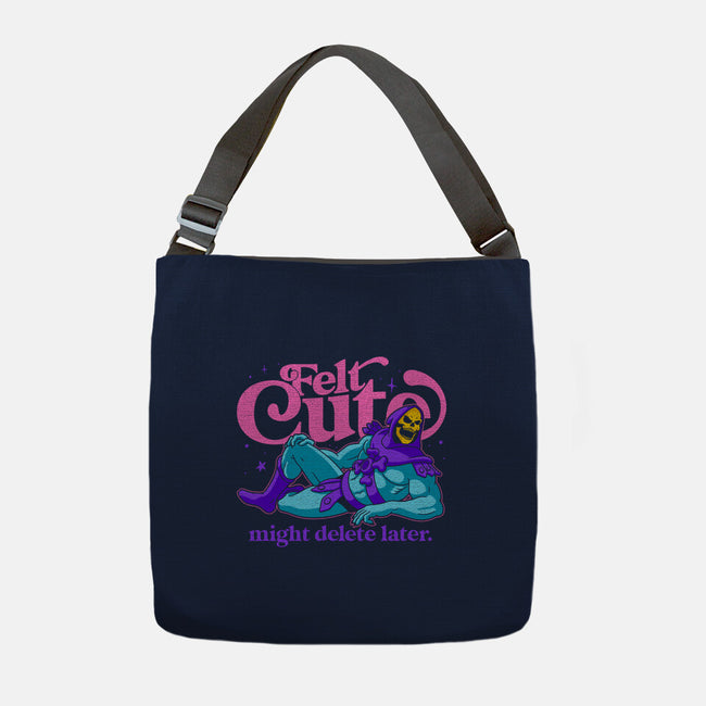 Felt Cute Might Delete Later-None-Adjustable Tote-Bag-Jorgetiradoart