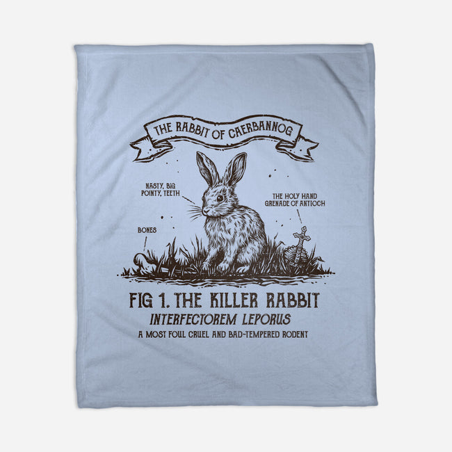 The Rabbit Of Caerbannog-None-Fleece-Blanket-kg07