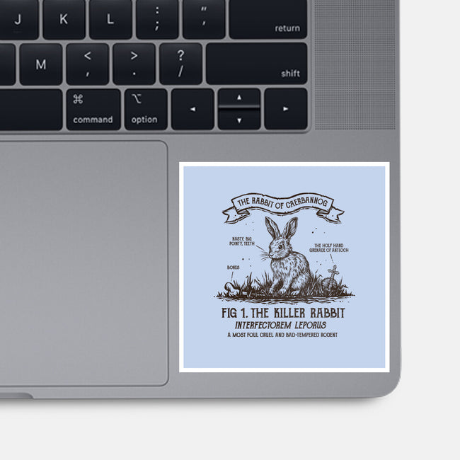 The Rabbit Of Caerbannog-None-Glossy-Sticker-kg07
