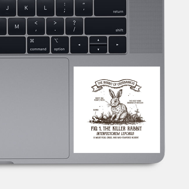 The Rabbit Of Caerbannog-None-Glossy-Sticker-kg07