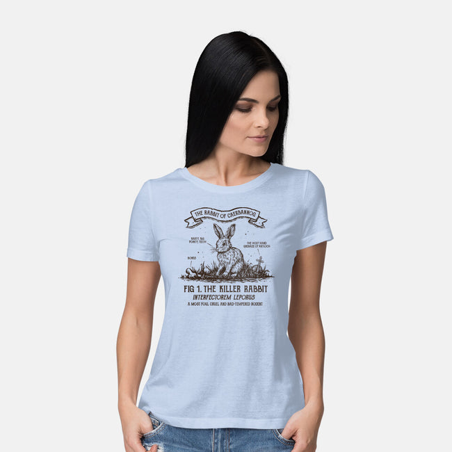 The Rabbit Of Caerbannog-Womens-Basic-Tee-kg07