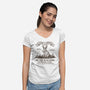 The Rabbit Of Caerbannog-Womens-V-Neck-Tee-kg07