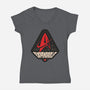 Life Of A Redshirt-Womens-V-Neck-Tee-BadBox