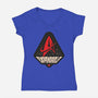 Life Of A Redshirt-Womens-V-Neck-Tee-BadBox
