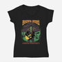 Grateful Undead-Womens-V-Neck-Tee-P1yu5h