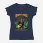 Grateful Undead-Womens-V-Neck-Tee-P1yu5h