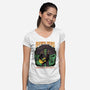 Grateful Undead-Womens-V-Neck-Tee-P1yu5h