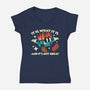 And It's Not Great-Womens-V-Neck-Tee-RoboMega