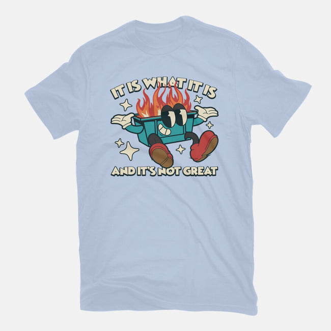 And It's Not Great-Womens-Fitted-Tee-RoboMega
