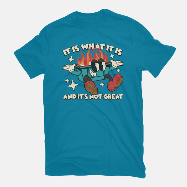 And It's Not Great-Womens-Fitted-Tee-RoboMega