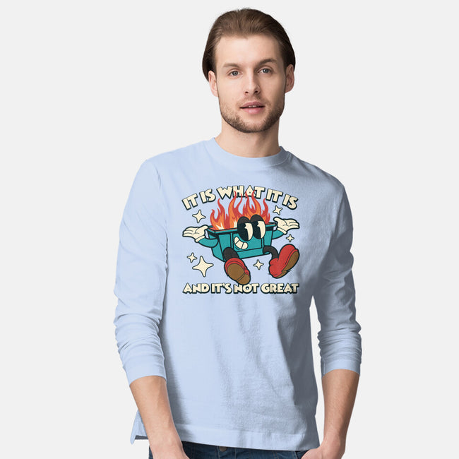 And It's Not Great-Mens-Long Sleeved-Tee-RoboMega