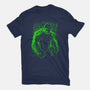 The Big Guy Under The Rain-Womens-Fitted-Tee-kharmazero