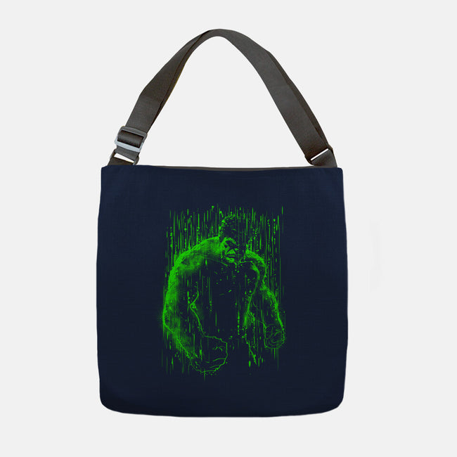 The Big Guy Under The Rain-None-Adjustable Tote-Bag-kharmazero