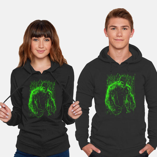The Big Guy Under The Rain-Unisex-Pullover-Sweatshirt-kharmazero