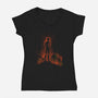 I See A World On Fire-Womens-V-Neck-Tee-kharmazero