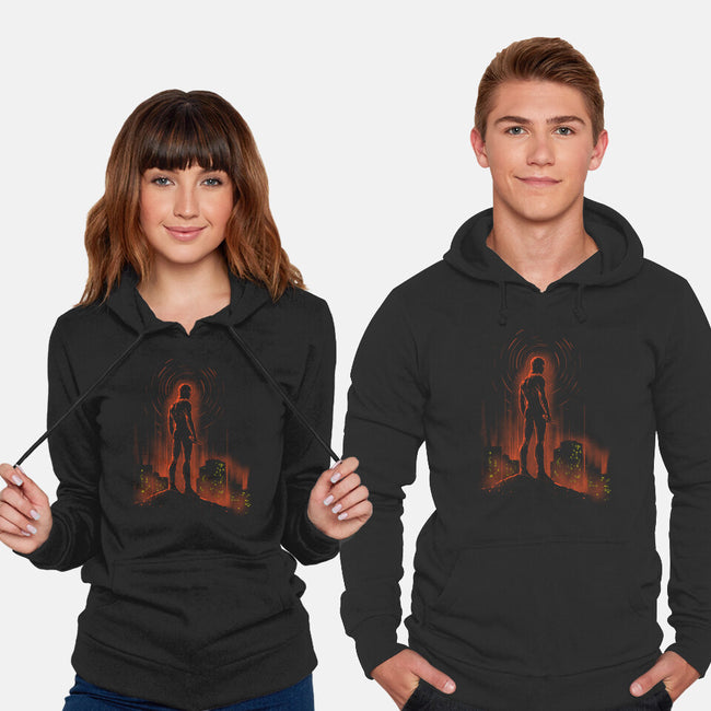 I See A World On Fire-Unisex-Pullover-Sweatshirt-kharmazero