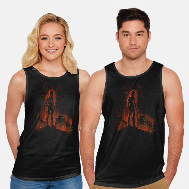 I See A World On Fire-Unisex-Basic-Tank-kharmazero