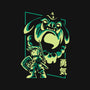 Courage And Ganon-Womens-Fitted-Tee-arace