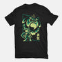 Courage And Ganon-Womens-Fitted-Tee-arace