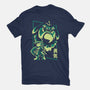 Courage And Ganon-Womens-Fitted-Tee-arace