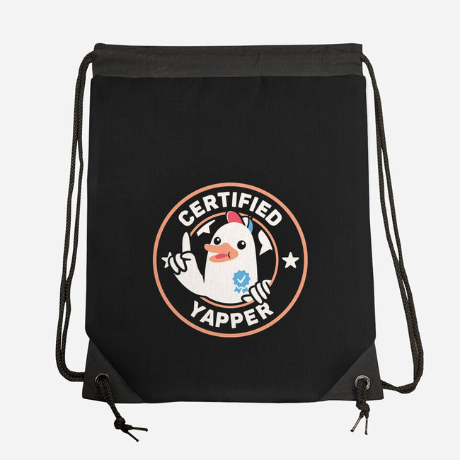 Certified Yapper-None-Drawstring-Bag-rarpoint