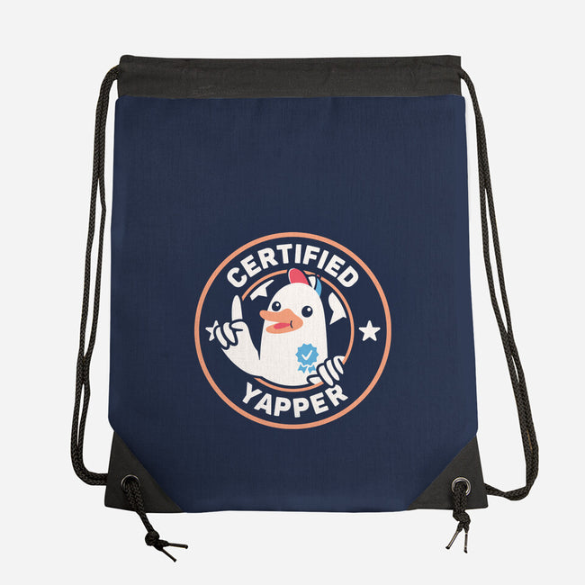 Certified Yapper-None-Drawstring-Bag-rarpoint