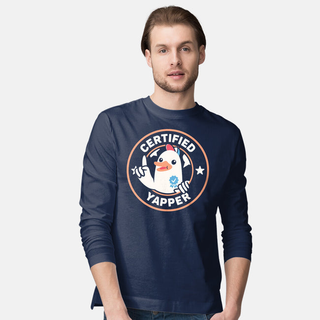 Certified Yapper-Mens-Long Sleeved-Tee-rarpoint