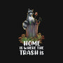 Where The Trash Is-Unisex-Baseball-Tee-zascanauta
