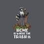 Where The Trash Is-Mens-Long Sleeved-Tee-zascanauta