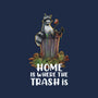 Where The Trash Is-Womens-V-Neck-Tee-zascanauta