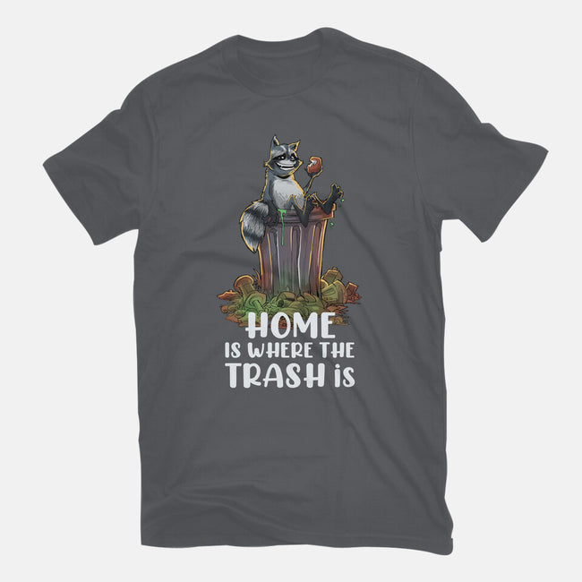 Where The Trash Is-Womens-Fitted-Tee-zascanauta
