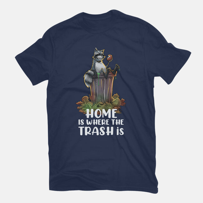 Where The Trash Is-Womens-Fitted-Tee-zascanauta